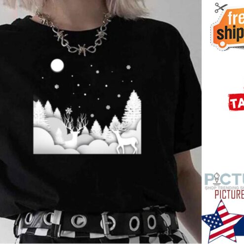 Winter Mood Snowing White Nature shirt
