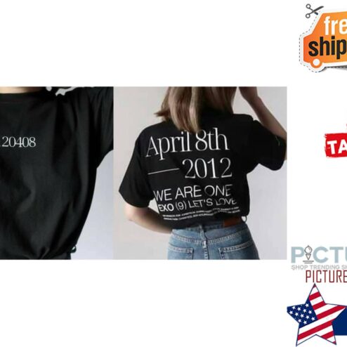 120408 April 8th 2012 we are one exo let's love shirt