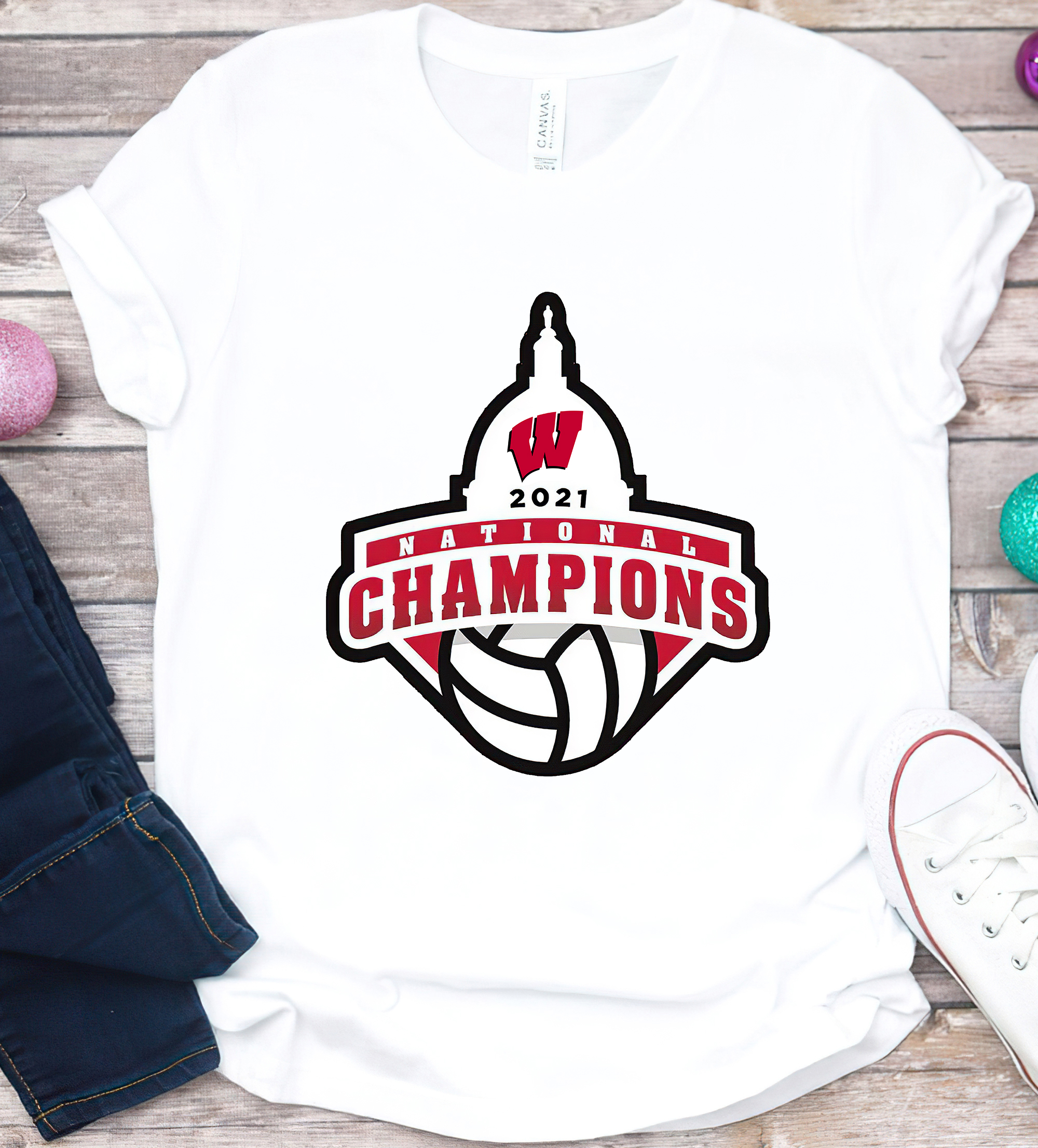 Wisconsin Volleyball National Champions shirt