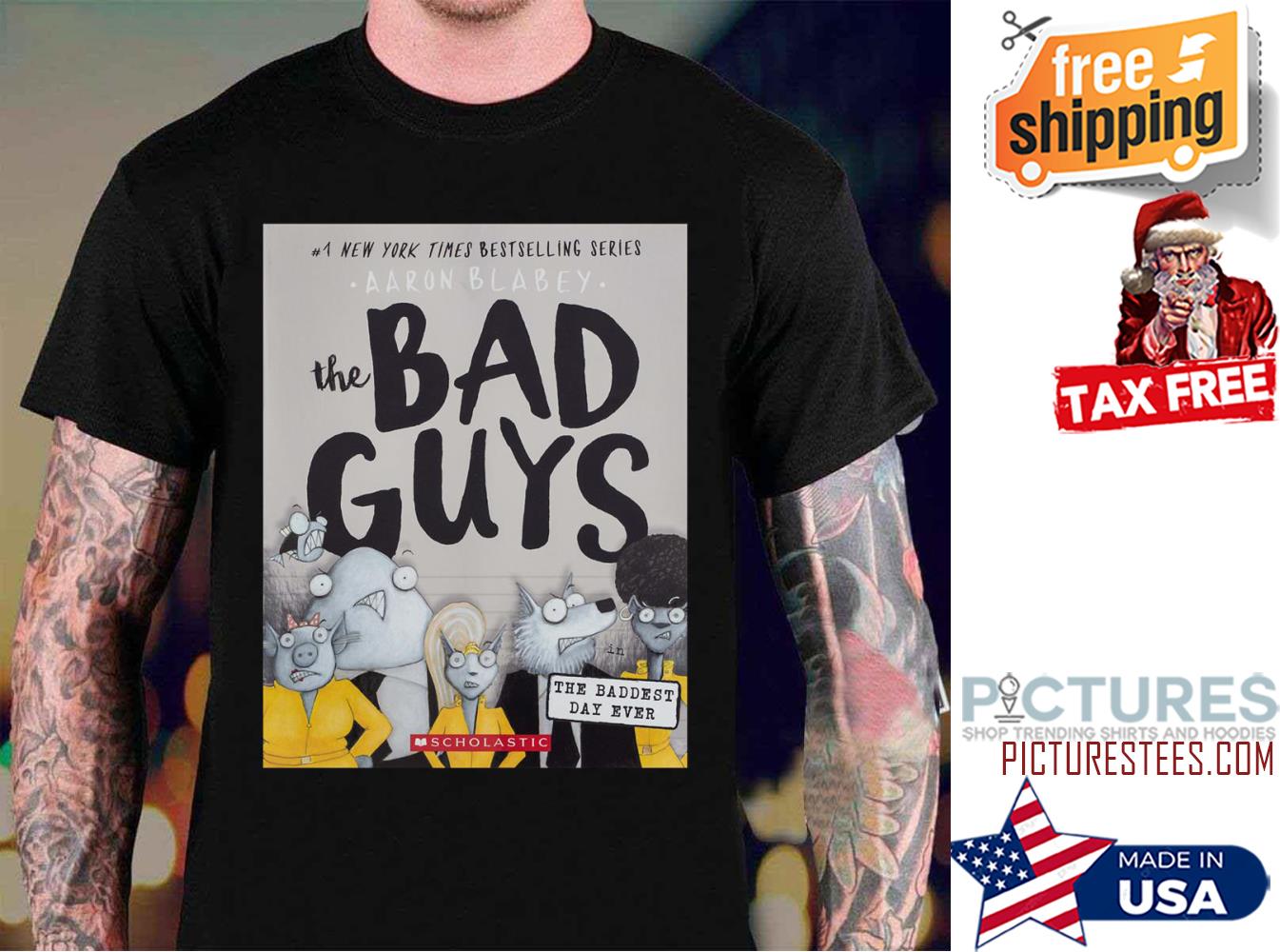 Aaron Blabey The Bad Guys shirt