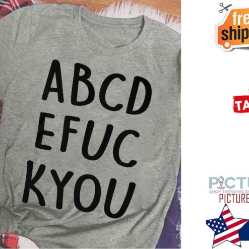 ABCD EFUC KYOU fuck you shirt