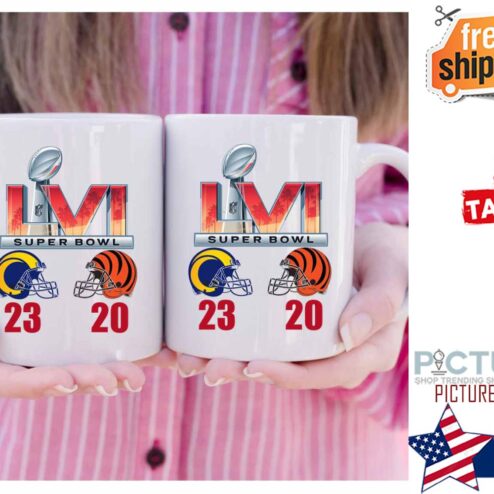 Bengals Rams Super Bowl LIVI 23 20 mug