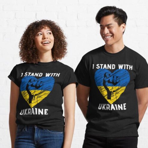I Stand With Ukraine Peace and No War Shirt