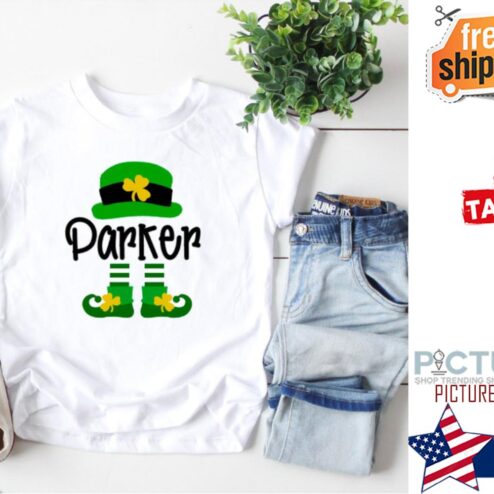 Boy Custom name St Patricks Day Shirt