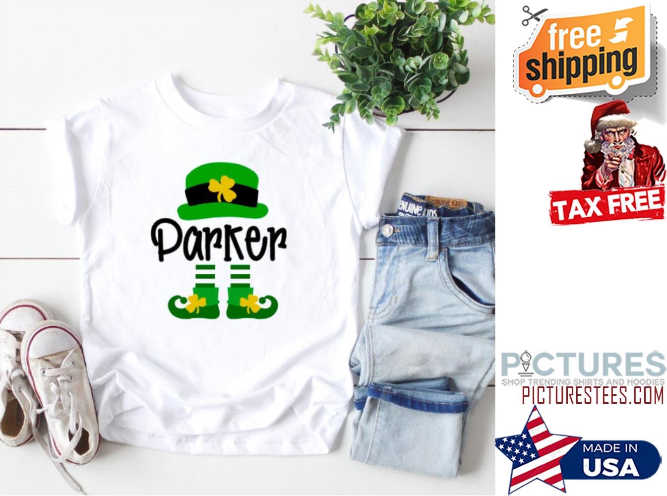 Boy Custom name St Patricks Day Shirt