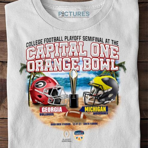 College Football Playoff Semifinal Georgia Vs Michigan 2021 Shirt