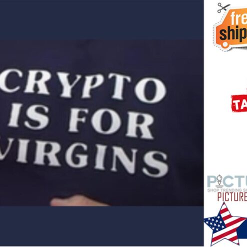 Crypto is for virgins shirt