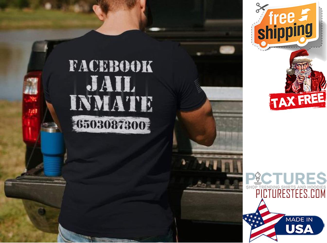 Facebook Jail Inmate 6503087300 shirt