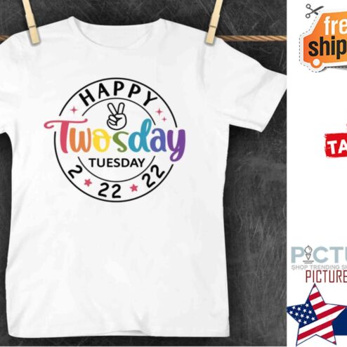 Happy peace twosday tuesday 2-22-22 shirt