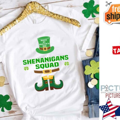 Happy Saint Patricks Day 2022 Shenanigans Squad shirt