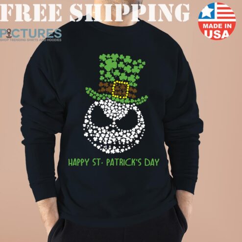 Happy St Patrick’s Day Jack Skellington shamrock shirt