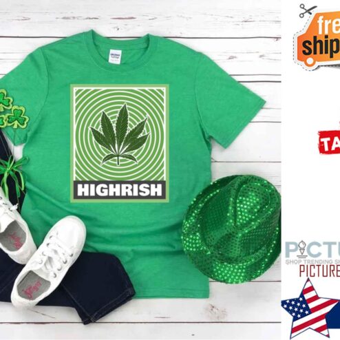Highrish Trippy St Patrick's Day shirt