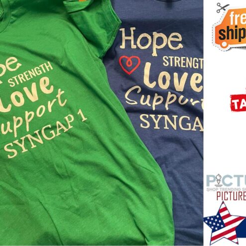 Hope Strength Love Support Syngap1 Shirt
