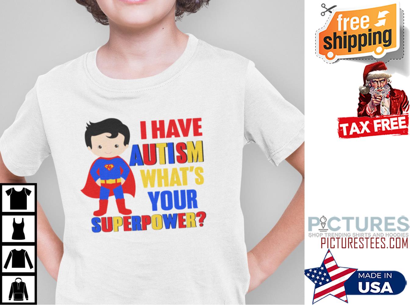I Have Autism What’s Your Superpower Autism Awareness Shirt I Have Autism What’s Your Superpower Autism Awareness Shirt