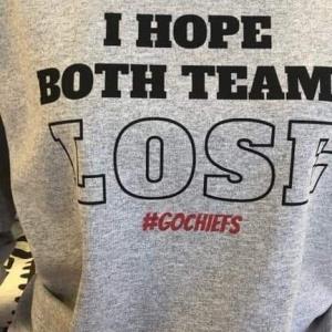 I hope both teams lose gochiefs s unisex, hoodie, sweatshirt I hope both teams lose gochiefs s unisex, hoodie, sweatshirt