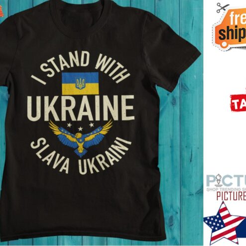 I stand with Ukraine Slava Ukraini shirt