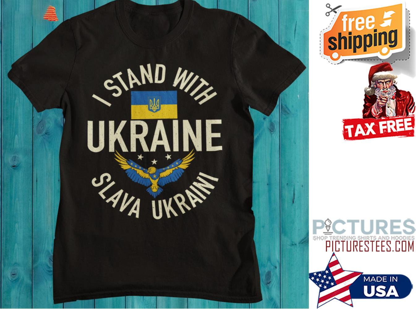 I stand with Ukraine Slava Ukraini shirt