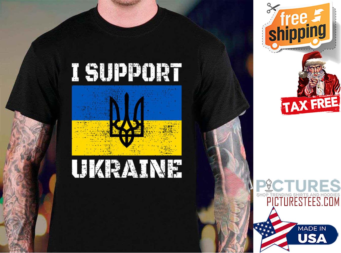 I Support Ukraine Vintage shirt