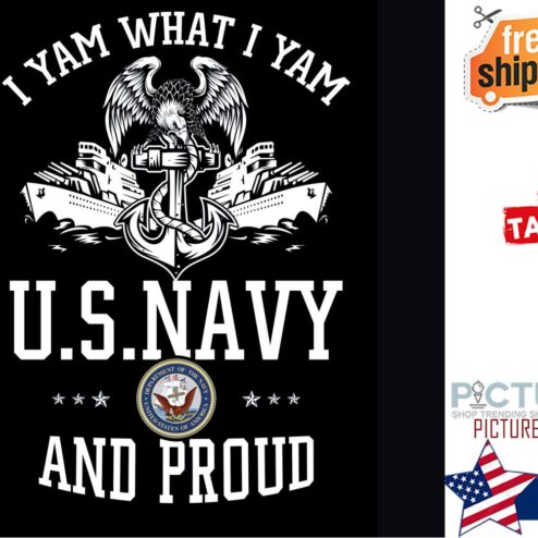 I yam what I yam US Navy and proud shirt