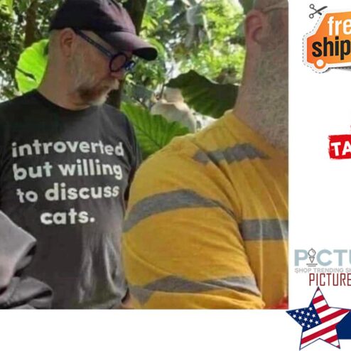 Introverted but willing to discuss cats shirt