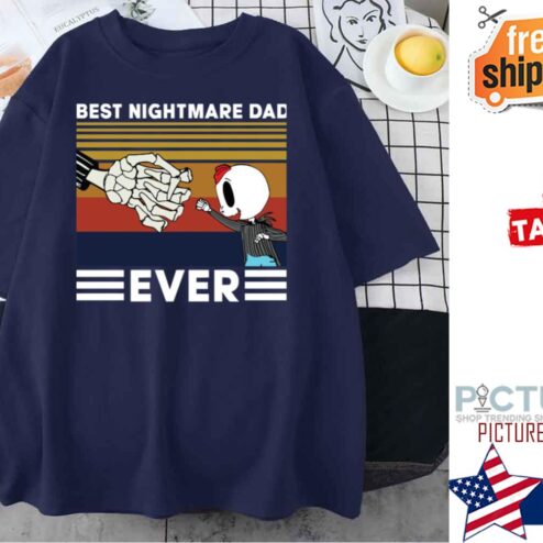 Jack Skellington And Son Best Nightmare Dad Ever Father’s Day Vintage shirt