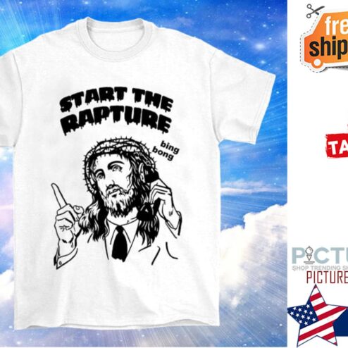 Jesus start the rapture bing bong shirt