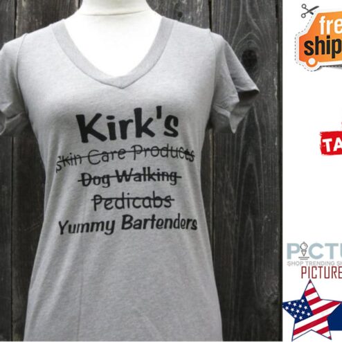 Kirk's yummy Bartenders shirt