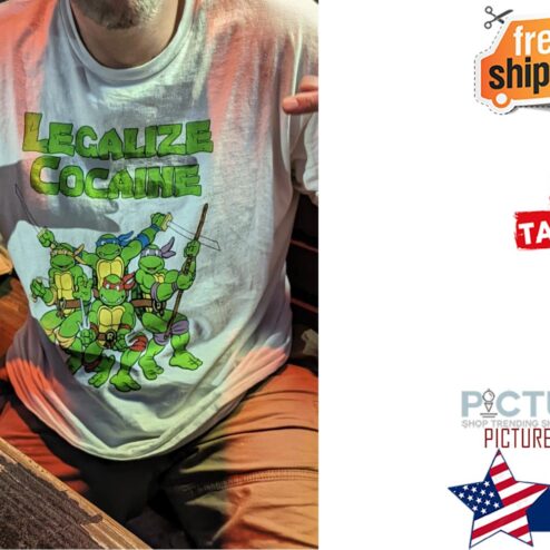 Legalize Cocaine Green Frog Shirt