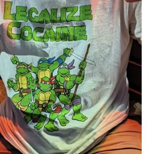 Mutant Ninja Turtles Shirt, Legalize Cocaine