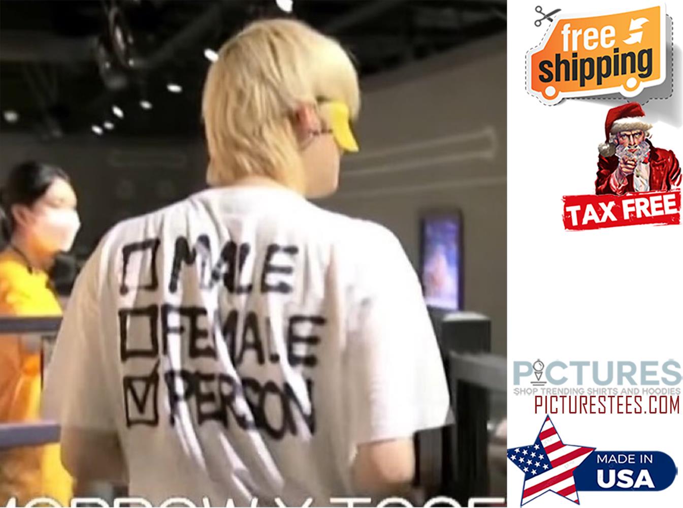 Male Female Tick Person shirt