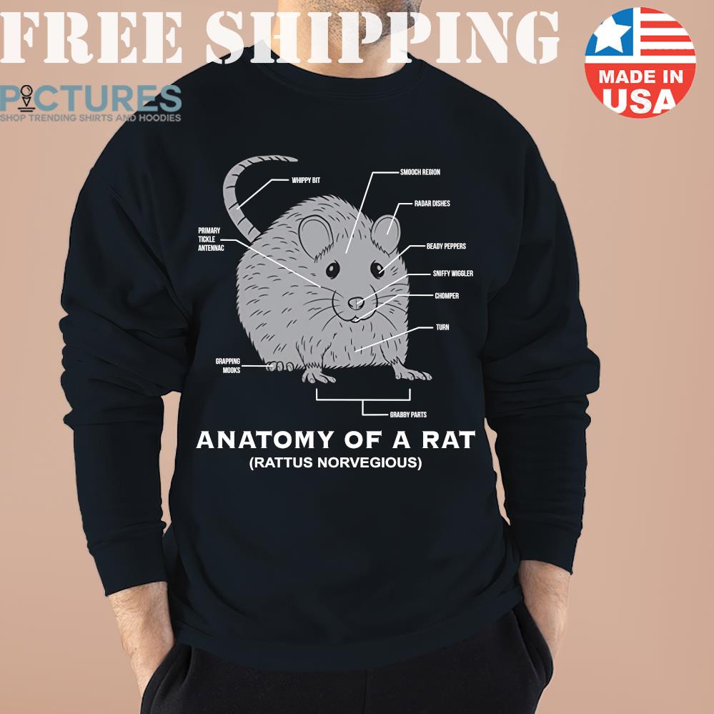 Mouse Anatomy of a rat rattus norvegious mouse Shirt