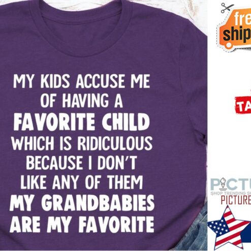 My kids accuse me of having a favorite child which is ridiculous are my favorite shirt