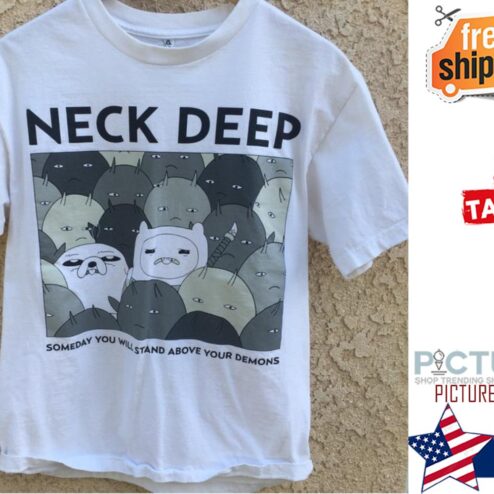 Neck Deep Adventure Time shirt