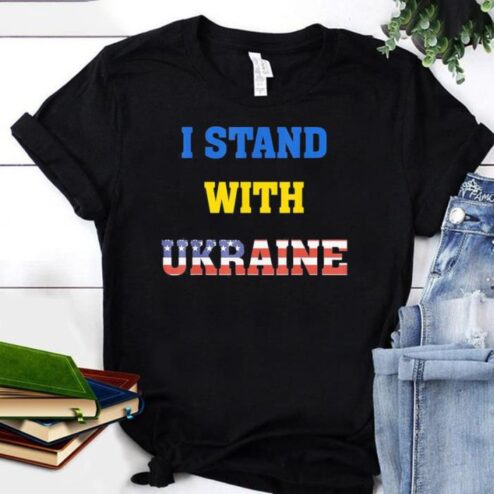I Stand With Ukraine USA Support shirt