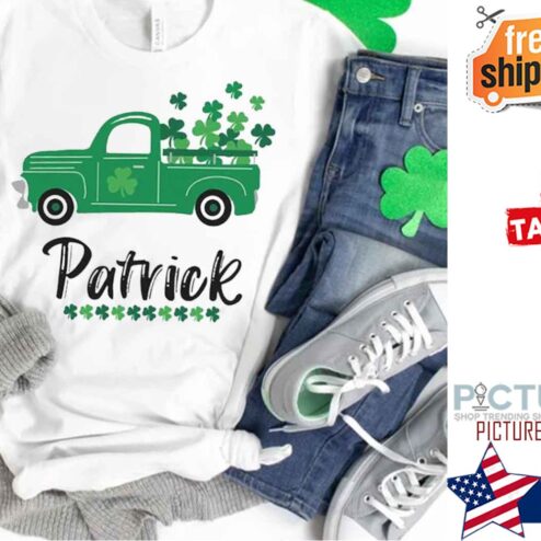 Patrick Shamrock Truck St. Patrick’s Day Shirt