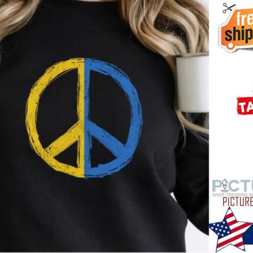 Peace love Ukraine Hippie shirt