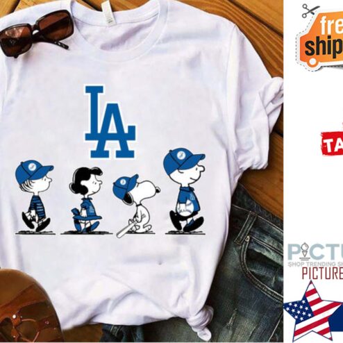 Peanus Crosswalk Los Angeles Dodgers shirt