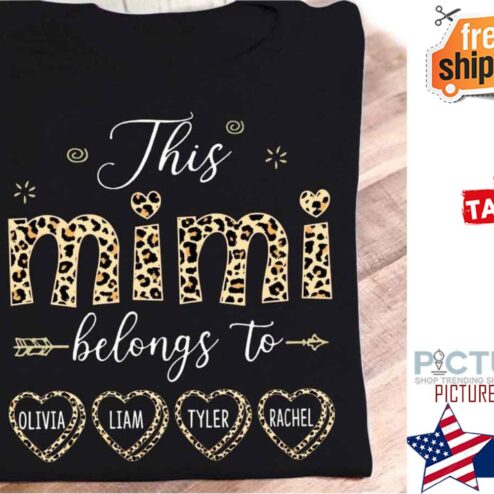 Personallized Leopard This Mimi belong to custom name shirt