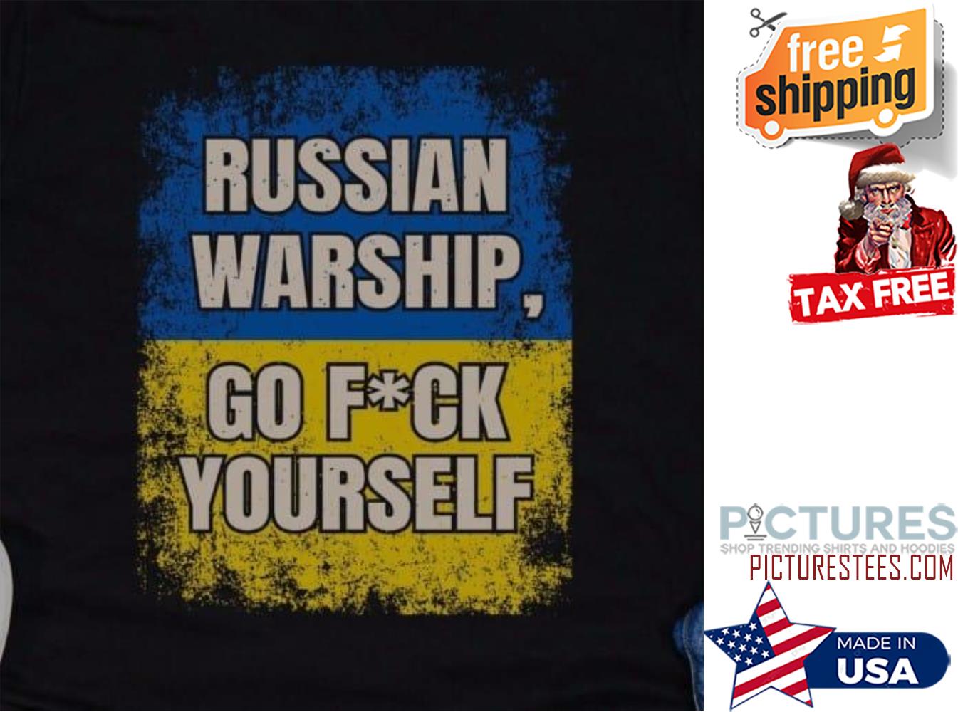 Російський корабель, іди на хуй футболка