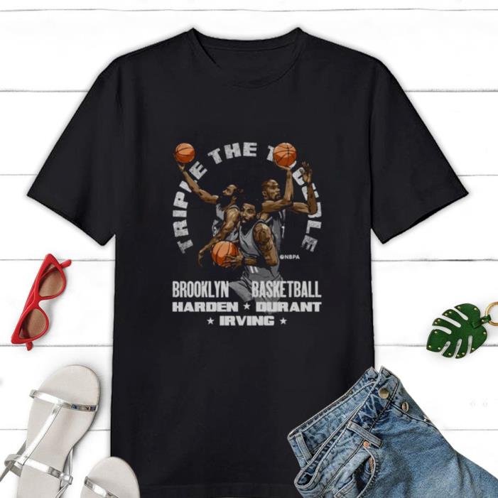 Triple The Trouble Brooklyn Basketball Harden Durant irving Kevin Durant Kyrie Irving & James Harden Brooklyn Shirt