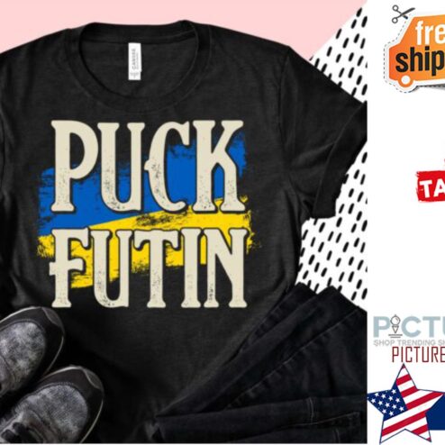 Puck Futin Ukraine Flag shirt