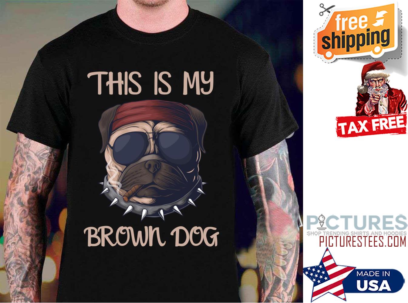 Pug This is my Brown dog shirt