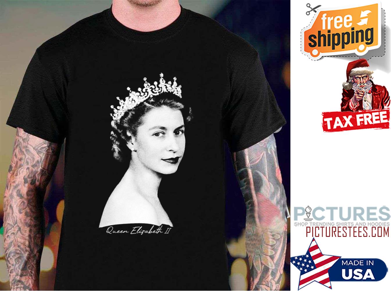 Queen Elizabeth II Retro shirt