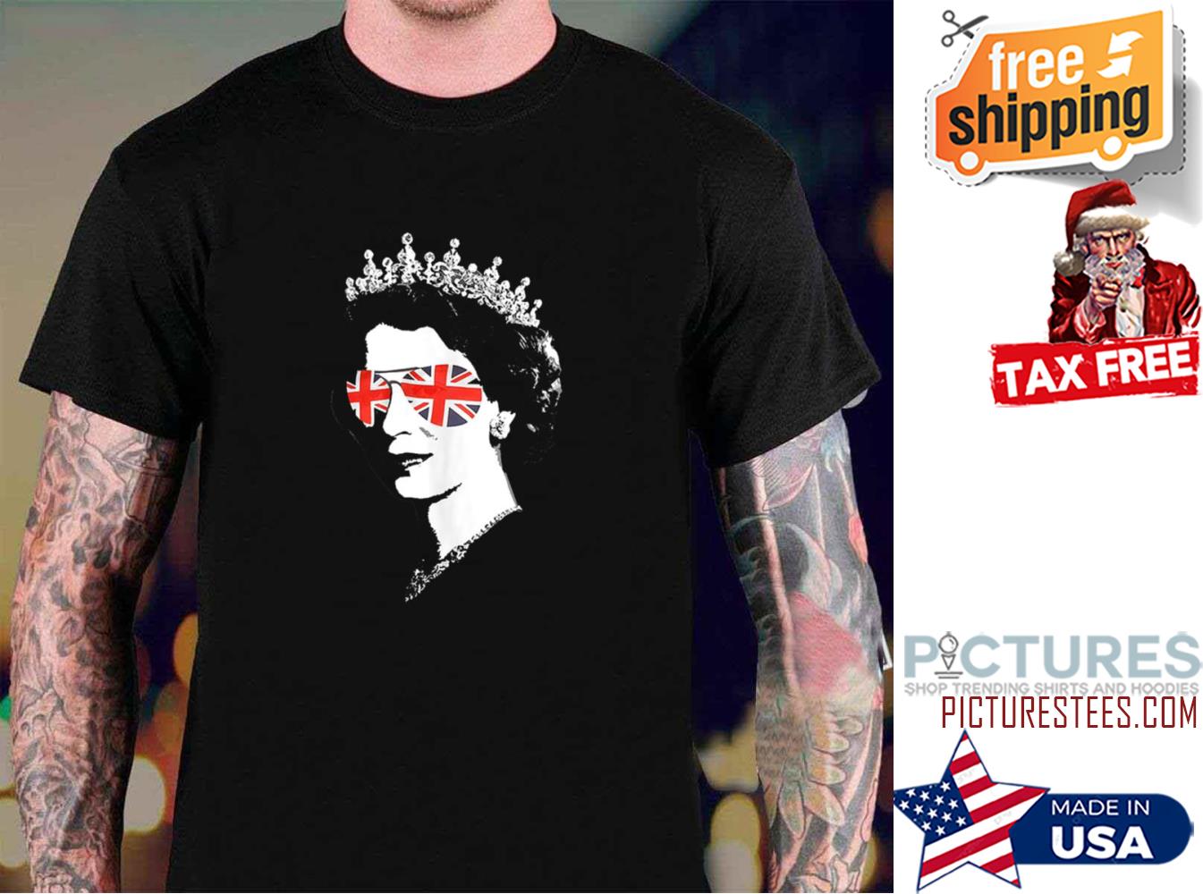 Queen Elizabeth II Sunglasses British shirt