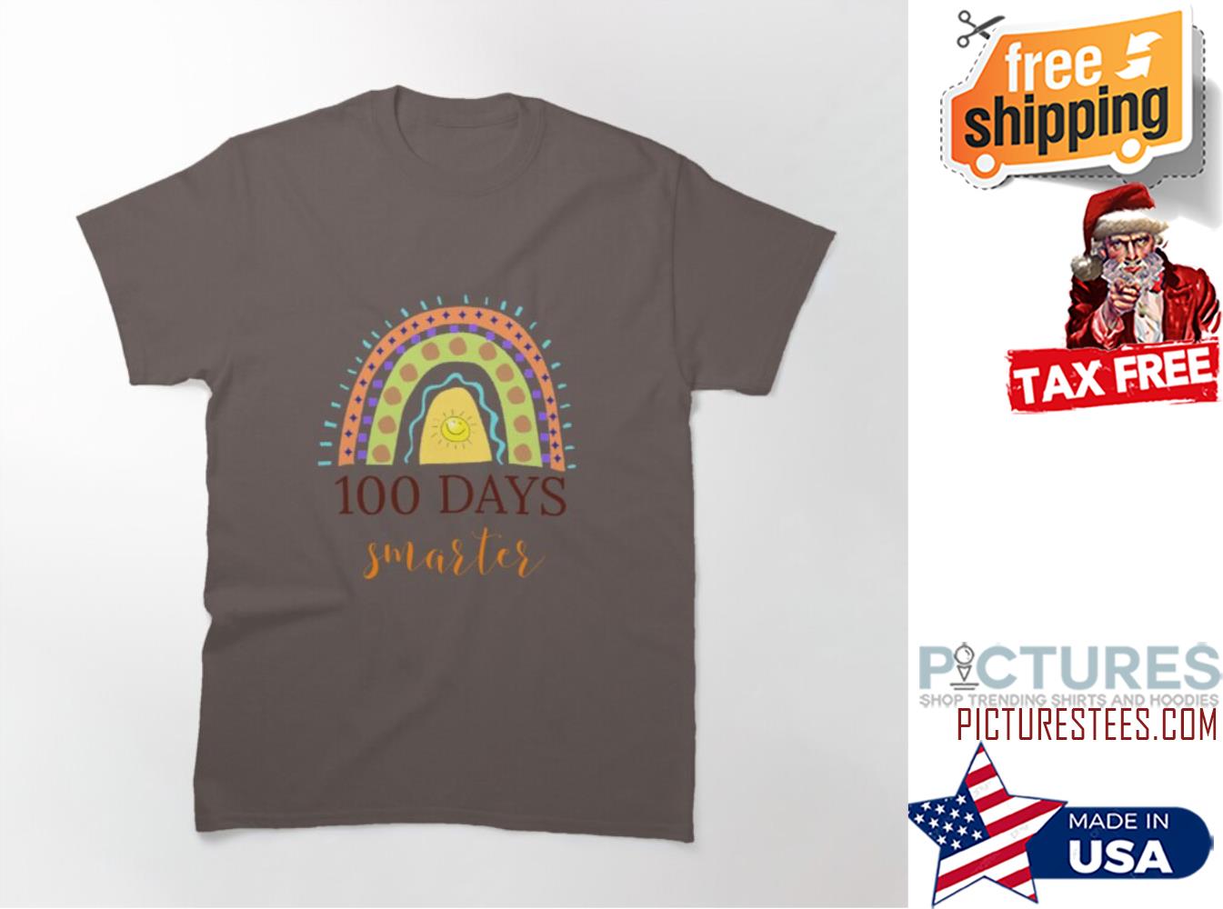 Rainbow sunshine 100 days smarter shirt