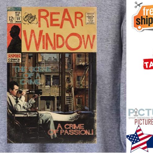 Rear Window Alfred Hitchcock Comic Book shirt