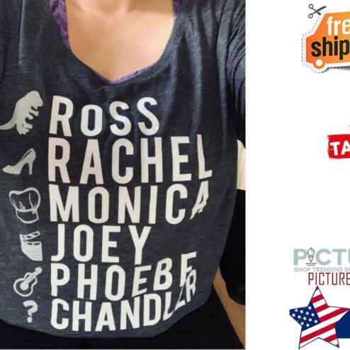 Ross Rachel Monica Joey Phoebe Chandlzr shirt