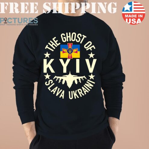 RUSSIA The Ghost of Kyiv Slave Ukraini Airplane Support Ukraine t-shirt