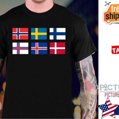 Scandinavian Flags shirt