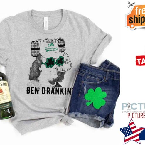 Shenanigans Ben Drankin Shamrock Benjamin Franklin Shirt